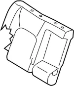 886201BA2C - : Trim Re Right-hand Back for Infiniti Image