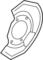 41151AL500 - Brakes: Splash Shield for Infiniti Image