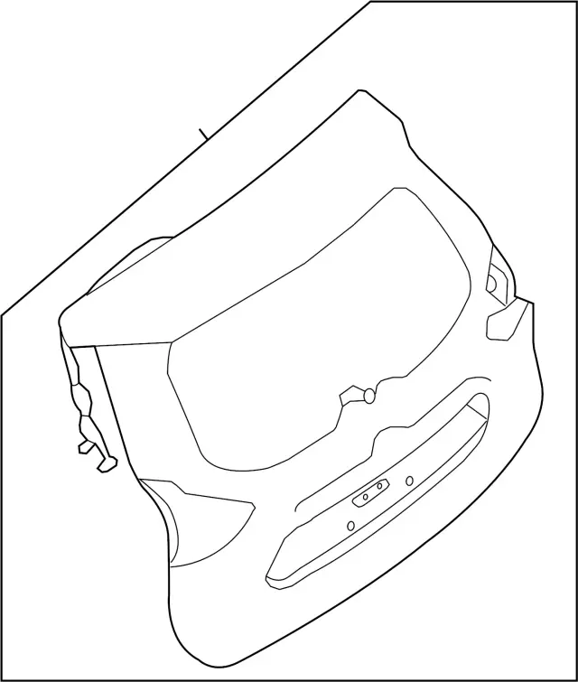 K01005VGMA - Body: Lift Gate for INFINITI: QX55 Image
