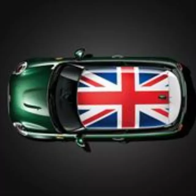 51142359438 - Exterior: Union Jack Roof Graphic - White for Mini Image