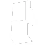 2226260313 - Cowl, Front Panel: Angle Bracket for Mercedes-Benz Image