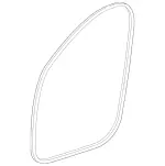2236970100 - Interior Trim/Exterior Detachable Parts: Edge Guard for Mercedes-Benz Image