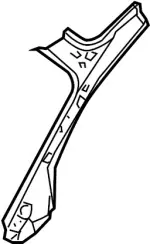 762317S030 - Body: Windshield Pillar Reinforced for INFINITI: QX56 Image