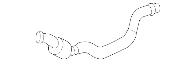 2304903419 - Exhaust System: Exhaust Pipe for Mercedes-Benz: SL600 Image