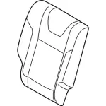 GJ5Z7866600BA - Body: Seat Back Cover for Ford: Escape Image