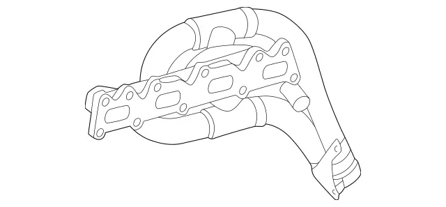 1111403909 - : Exchange Exhaust Manifold for Mercedes-Benz Image