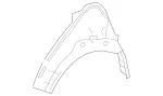 2176370476 - Body: Outer Wheelhouse for Mercedes-Benz Image