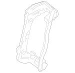 2074210094 - Brakes: Brake Carrier for Mercedes-Benz Image