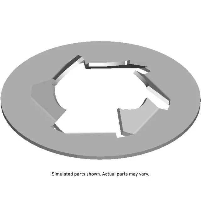 11612178 - Body: Skid Plate Nut for Chevrolet: Colorado, Silverado 2500 HD, Silverado 3500 HD | GMC: Canyon, Sierra 2500 HD, Sierra 3500 HD Image