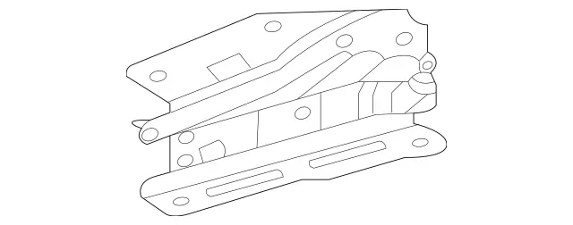 1678803600 - Attachment Parts: Hinge for Mercedes-Benz: GLE350, GLE450, GLE450e, GLE53 AMG, GLE580, GLE63 AMG S, GLS450, GLS580, GLS63 AMG, Maybach GLS600 Image image
