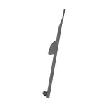 68169388AA - Doors, Door Mirrors and Related Parts: Front Door Glass Lower Channel, Left for Mopar Image