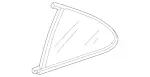 2037300955 - : Door Glass for Mercedes-Benz Image