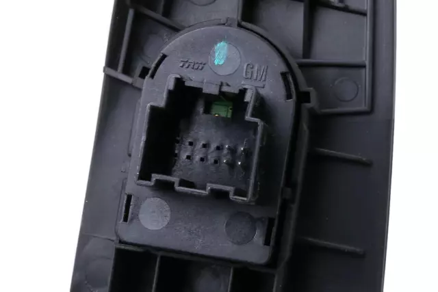 Jet Black Front Driver Side Door Armrest Switch Mount Plate - GM (23275049)