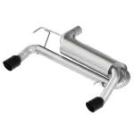 M5230BR7SB - : 2021-2025 Bronco 2.7L Sport Tuned Axle-Back Exhaust-Black Chrome Tips for Ford Performance Parts Image