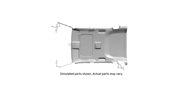 20999981 - Body: Front Headliner for Cadillac: Escalade ESV | Chevrolet: Suburban 1500, Suburban 2500 | GMC: Yukon XL 1500, Yukon XL 2500 Image