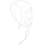 2239704811 - Front Seat: Head Restraint for Mercedes-Benz: S500, S63 AMG E Performance Image