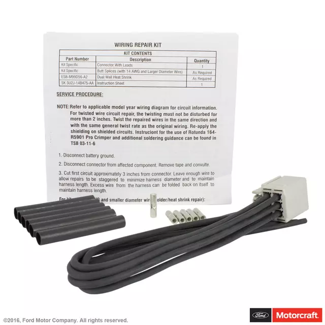 3U2Z14S411XVB - : Wire Assembly for Ford Image