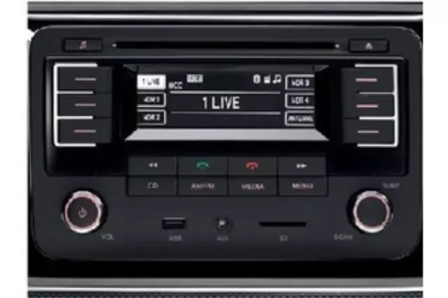 6Q0051228F - Audio/Video: Rmt 300 MP3 - Bluetooth Radio for Volkswagen: Tiguan Image