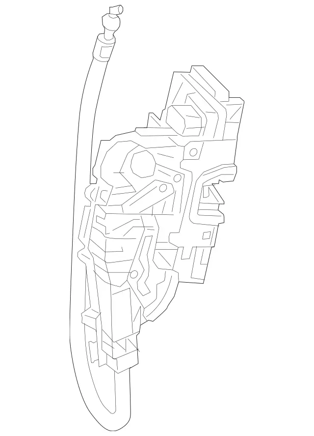 997200802 - : Door Lock for Mercedes-Benz Image