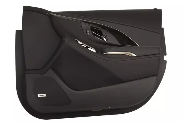 Jet Black Front Passenger Side Door Trim - GM (26203764)