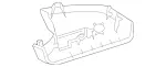 2928103300 - Driver Door: Cover Trim for Mercedes-Benz Image