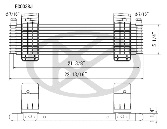 EC0038 - : Koyorad Automatic Transmission Oil Cooler for Koyo Image