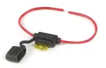 822209 - : Standard Blade Fuse Holders, 14 Gauge, w/ Protective Cap &amp; 20A Fuse for Grote Lighting Image