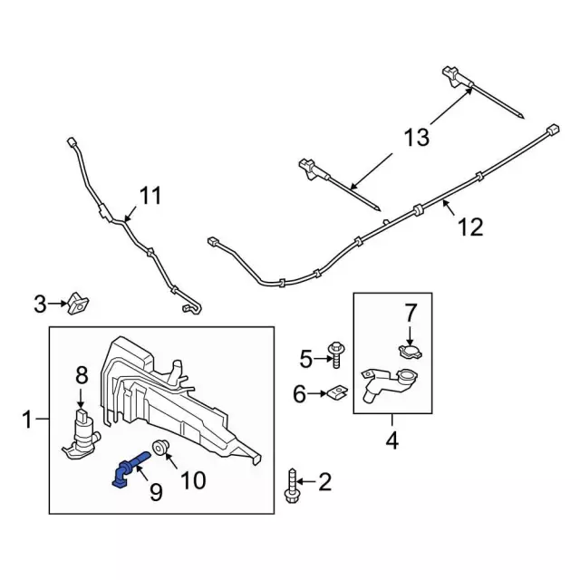 Fluid Level Sensor - Ford (LV4Z17B649A)