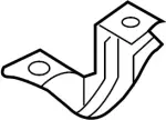 54614EG000 - Suspension: Stabilizer Bar Bracket for INFINITI: EX35, EX37, FX35, FX37, FX50, G25, G35, G37, M35, M35h, M37, M45, M56, Q40, Q50, Q60, Q70, Q70L, QX50, QX70 Image