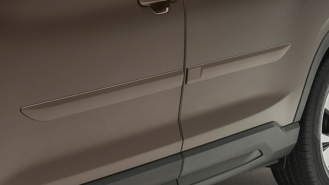 BODY SIDE MOLDING KIT COLORED / CRYSTAL BLACK SILICA / SET OF FOUR - Subaru (J101SXC200V3)