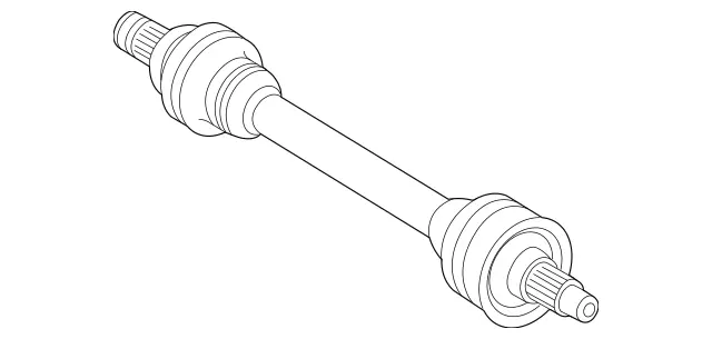 1663501000 - Rear Axle: Rear Axle Shaft for Mercedes-Benz: GLE350, ML350 Image image