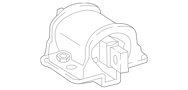 2122401018 - Engine Suspension: Engine Mount for Mercedes-Benz: C63 AMG, CLS63 AMG, E63 AMG, G550 4x4, G63 AMG, G65 AMG, SL63 AMG, SL65 AMG, SLK55 AMG Image image