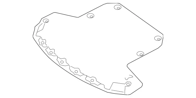 213682002664 - Attachment Parts: Dampening, Hood for Mercedes-Benz: CLS450, CLS53 AMG, E300, E350, E400, E43 AMG, E450, E53 AMG Image image