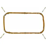 OS30570T - : Engine Oil Pan Gasket Set PermaDryPlus rigid carrier, Oil Pan SnapUps Included for FEL-PRO Image
