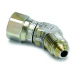 3273 - : FITTING, ADAPTER, 45?, -4AN FEMALE TO -4AN MALE, STEEL for AutoMeter Image