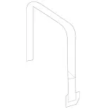 2576100300 - : Retaining Rail for Mercedes-Benz Image