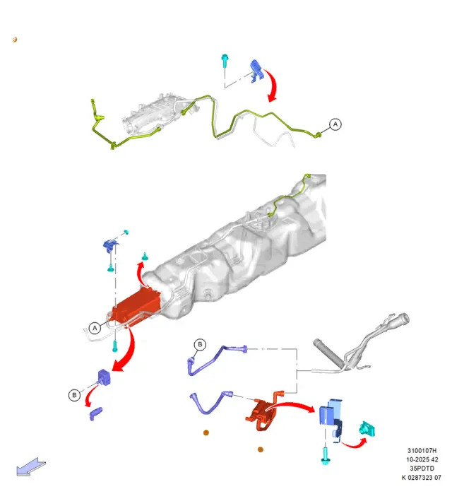 CK4Z9D653C - Emission System: Vapor Canister for Ford Image