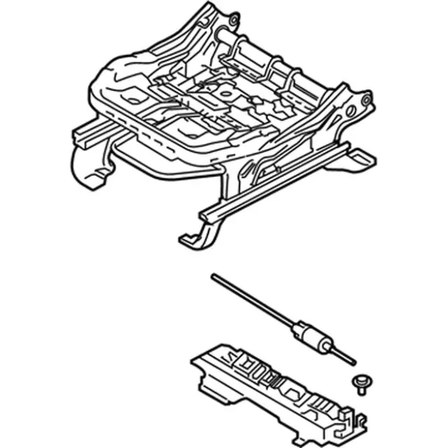 HL3Z9661711A - Body: Seat Frame for Ford: F-150 Image