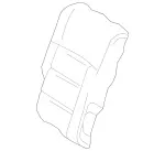 21292030357H23 - Body: Seat Back Cover for Mercedes-Benz Image