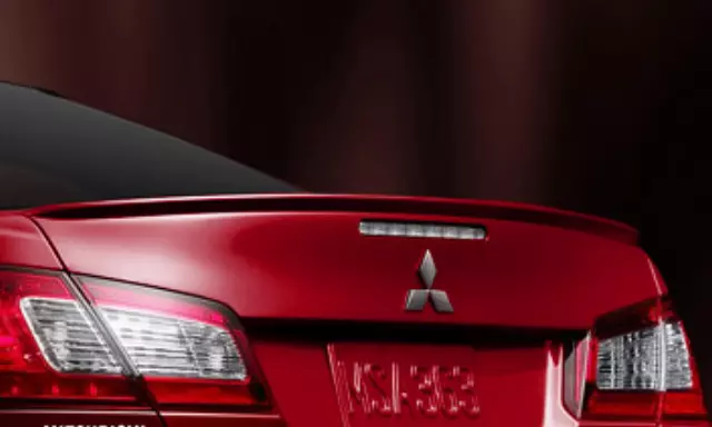 MZ314084 - : Rear Lip Spoiler - Rave Red for Mitsubishi: Galant Image