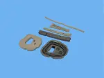 68591377AA - Air Conditioners and Heaters: A/c And Heater Unit Seal Kit for Mopar Image