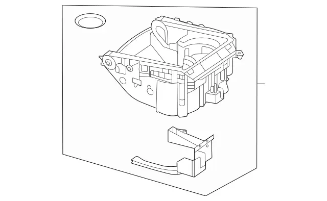 1678108006 - Panelling: Beverage Holder for Mercedes-Benz: GLE350, GLE450, GLE450e, GLE53 AMG, GLE580, GLE63 AMG S, GLS450, GLS580, GLS63 AMG, Maybach GLS600 Image image