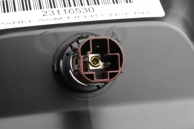 Jet Black Front Floor Console Rear Trim Panel - GM (23116530)