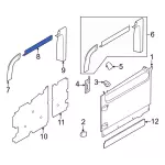 EK4Z6125560AA - : Window Molding for Ford: E-Transit, Transit-350, Transit-350 HD Image
