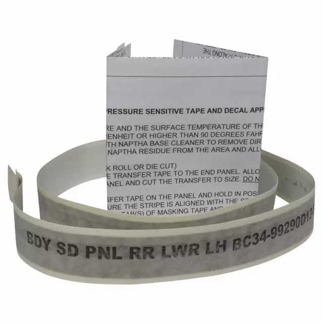 BC3Z9920001BF - Body: Stripe Tape for Ford: F-250 Super Duty, F-350 Super Duty, F-450 Super Duty Image