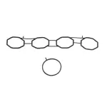 MS97357 - : Engine Intake Manifold Gasket Set for FEL-PRO Image