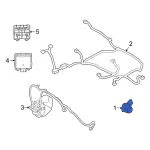 JU5Z15K859ABW - Body: Park Sensor for Ford Image