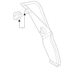 1676900202 - Rear-End Door: D-Pillar Cover for Mercedes-Benz Image