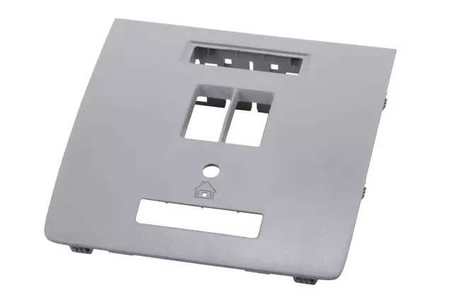 Light Ash Gray Roof Console Opening Trim Plate - GM (23104420)