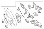 46064019E38 - : Steering Wheel for Mercedes-Benz Image